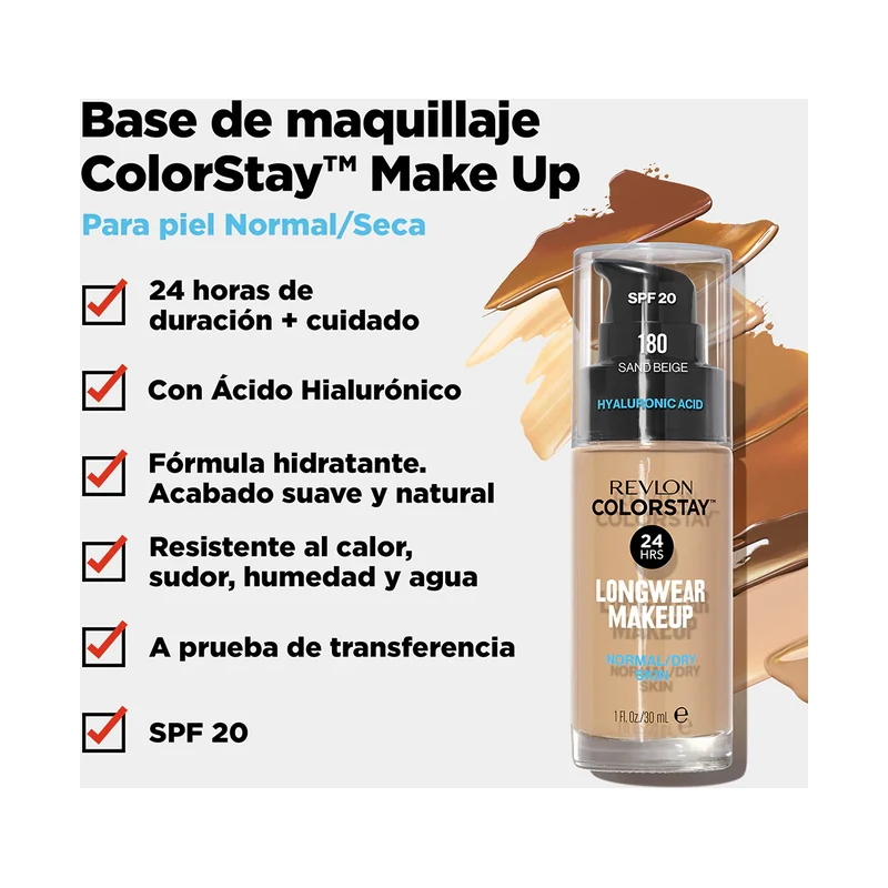 Base ColorStay Makeup Normal/Seca SPF20 · Revlon