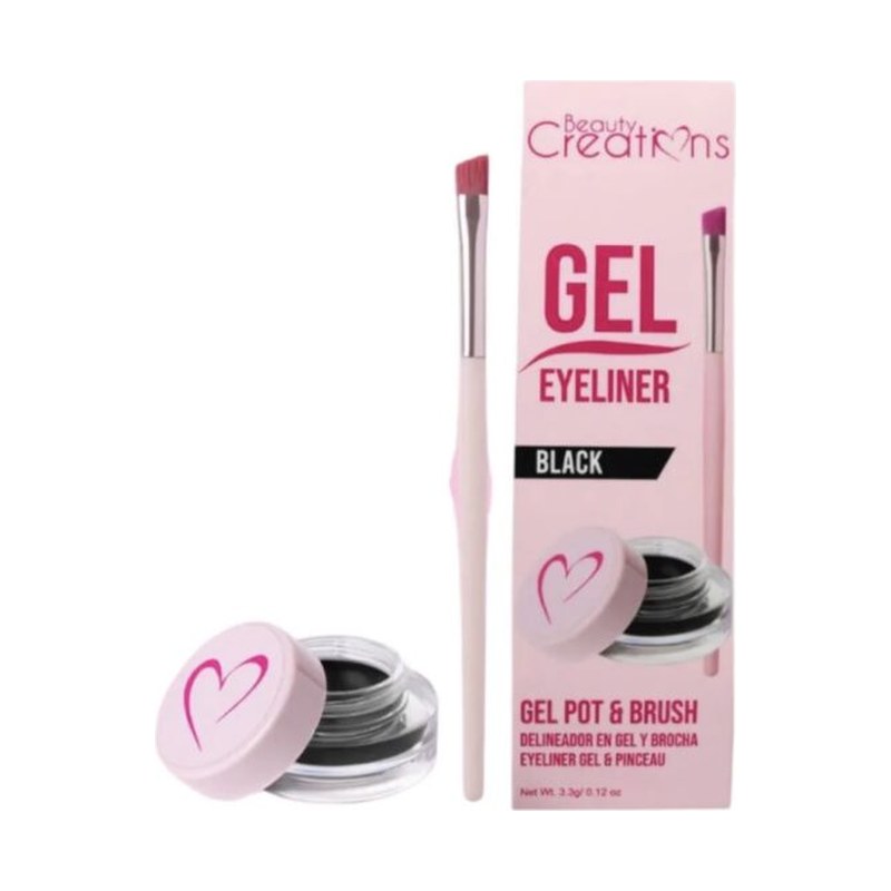 Gel Delineador Impermeable Negro · Beauty Creations