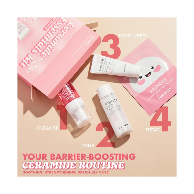 Kit Hidratante Coreano Ceramide (4 piezas)